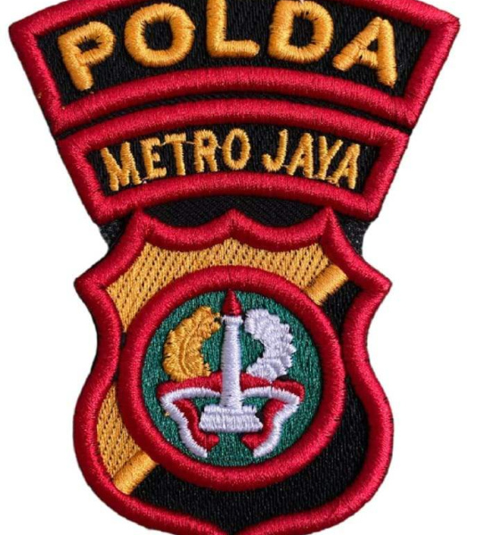 Bordir Logo POLDA Metro Jaya